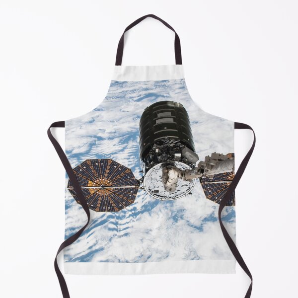 Item preview, STK204997S-Cygnus cargo spacecraft in the grips of the robotic arm above Earth. designed and sold by StocktrekImages.
