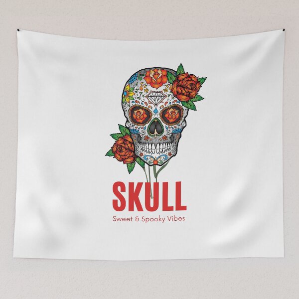 Item preview, Skull, Sweet & Spooky Vibes designed and sold by exclusivebucket.