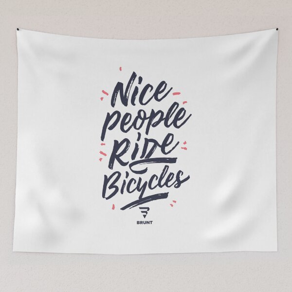 Item preview, Nice people ride bicycles. Biking gift idea designed and sold by BRUNTadventures.