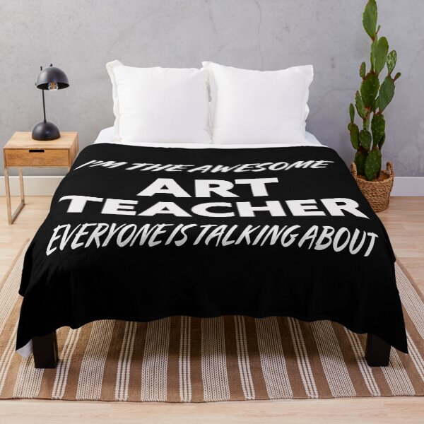 Item preview, I'm The Awesome ART TEACHER Everyone Is Talking About white designed and sold by teecraftstudios.