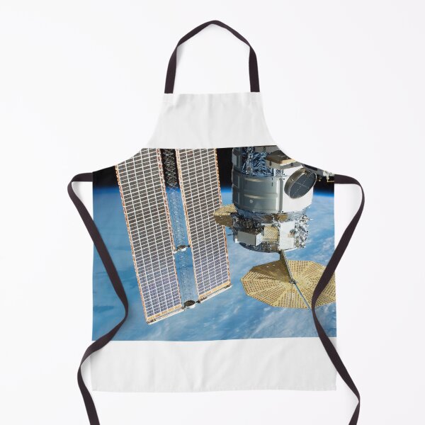 Item preview, STK204998S-Cygnus cargo spacecraft and ISS solar arrays above the South Atlantic Ocean. designed and sold by StocktrekImages.