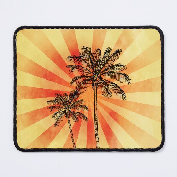 Item preview, Retro vintage coconut trees sunset designed and sold by Rbnano.