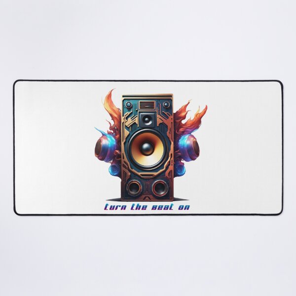 Item preview, Speakers with sound waves turn the beat on designed and sold by Salimgor Hangaround Music.