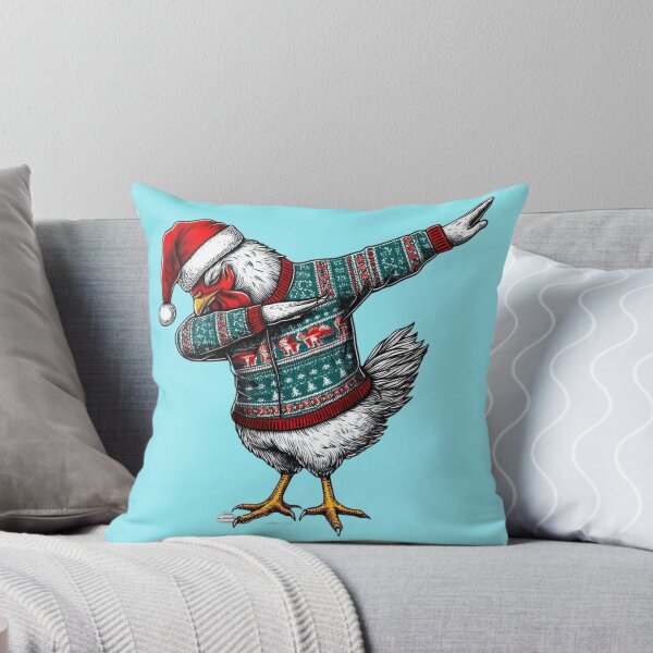 Item preview, Dabbing Chicken with Santa Hat designed and sold by HeadTurningArt.