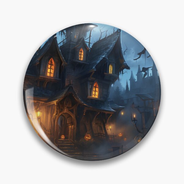 Item preview, Halloween castle designed and sold by AIArtArchitect.