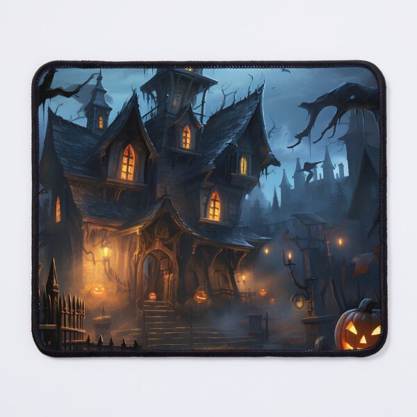 Item preview, Halloween castle designed and sold by AIArtArchitect.