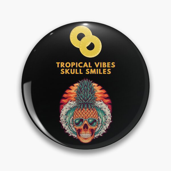 Item preview, Tropical Vibes, Skull Smiles Tee designed and sold by exclusivebucket.