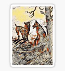 Distant relatives Sticker