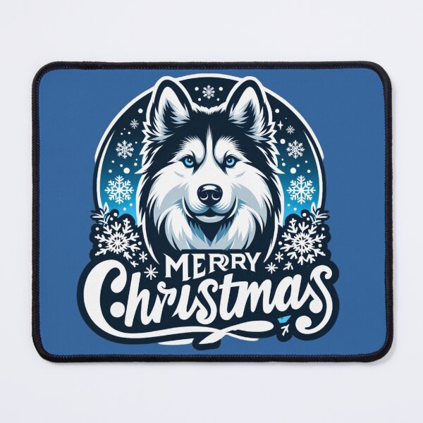 Item preview, siberian husky christmas designed and sold by pocopocodog123.