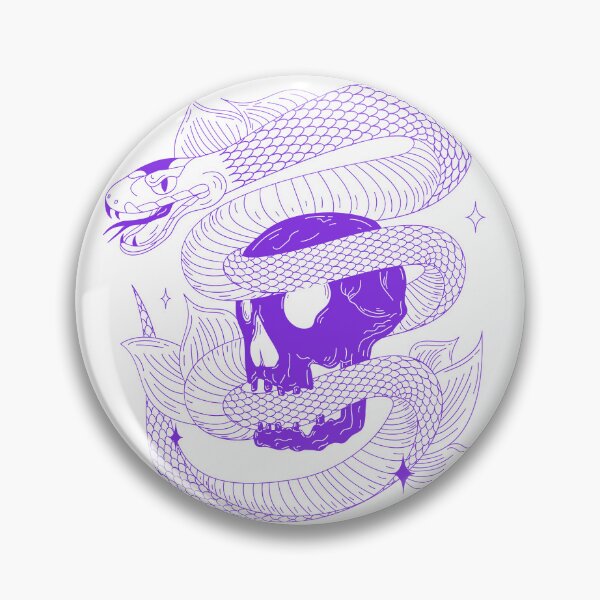 Artikelvorschau, Purple skull with snake entworfen und verkauft von M0onlit.