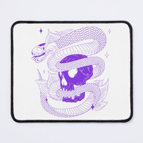 Item preview, Purple skull with snake designed and sold by M0onlit.