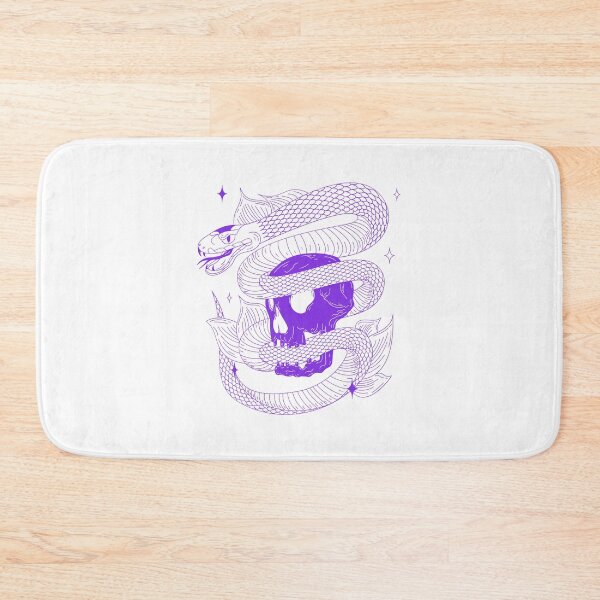 Item preview, Purple skull with snake designed and sold by M0onlit.