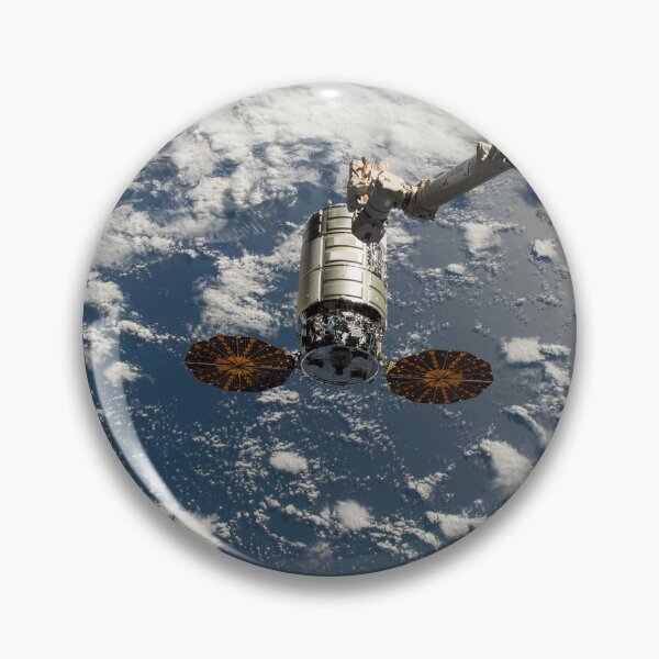 Item preview, STK205002S-The Canadarm2 robotic arm reaches out to capture the Cygnus cargo spacecraft. designed and sold by StocktrekImages.