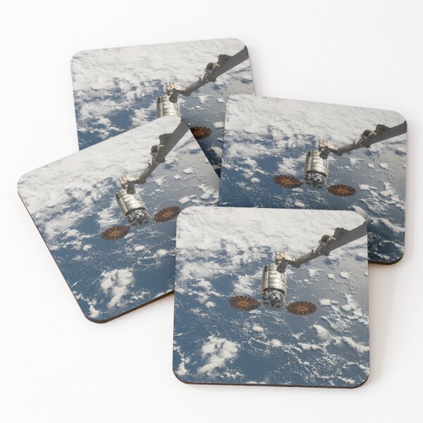 Item preview, STK205002S-The Canadarm2 robotic arm reaches out to capture the Cygnus cargo spacecraft. designed and sold by StocktrekImages.