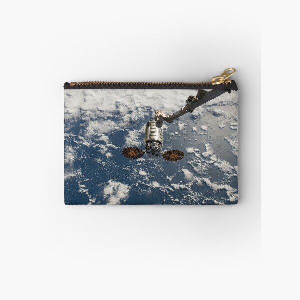 Item preview, STK205002S-The Canadarm2 robotic arm reaches out to capture the Cygnus cargo spacecraft. designed and sold by StocktrekImages.