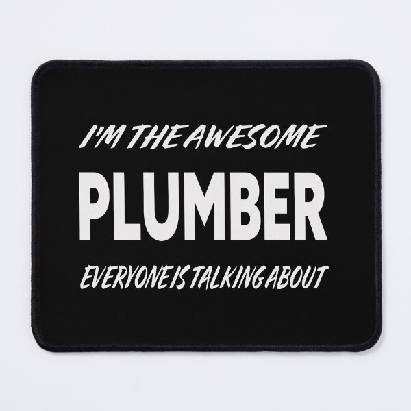 Item preview, The Awesome PLUMBER Everyone Is Talking About white designed and sold by teecraftstudios.
