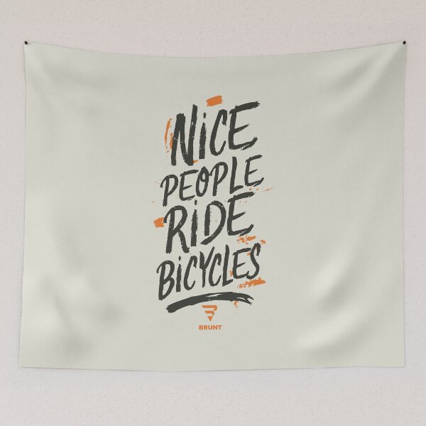 Item preview, Nice people ride bicycles. Biking gift idea designed and sold by BRUNTadventures.