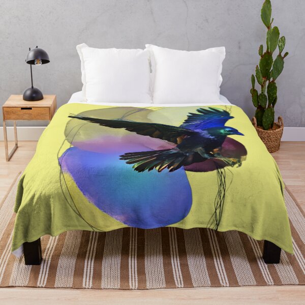 Item preview, Raven on a geometric background designed and sold by clarazen.