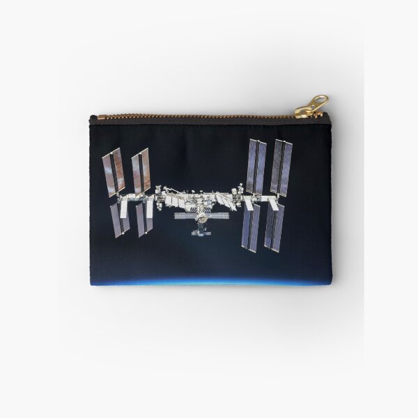 Item preview, STK205005S-International Space Station orbiting above Earth.  designed and sold by StocktrekImages.