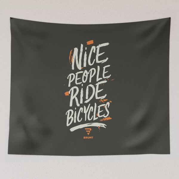 Item preview, Nice people ride bicycles. Biking gift idea designed and sold by BRUNTadventures.
