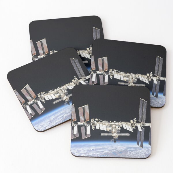 Item preview, STK205006S-International Space Station orbiting above Earth.  designed and sold by StocktrekImages.