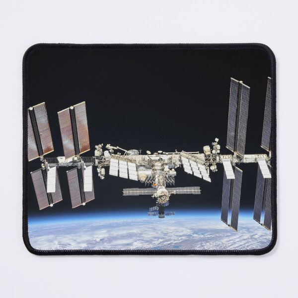 Item preview, STK205006S-International Space Station orbiting above Earth. designed and sold by StocktrekImages.