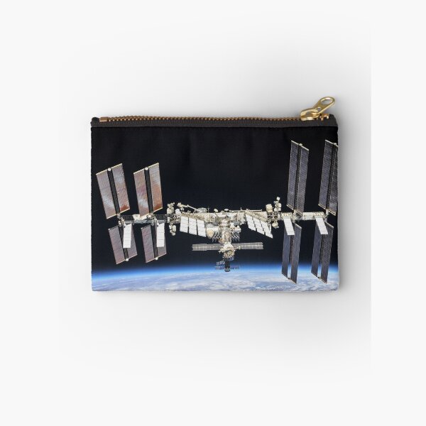 Item preview, STK205006S-International Space Station orbiting above Earth.  designed and sold by StocktrekImages.