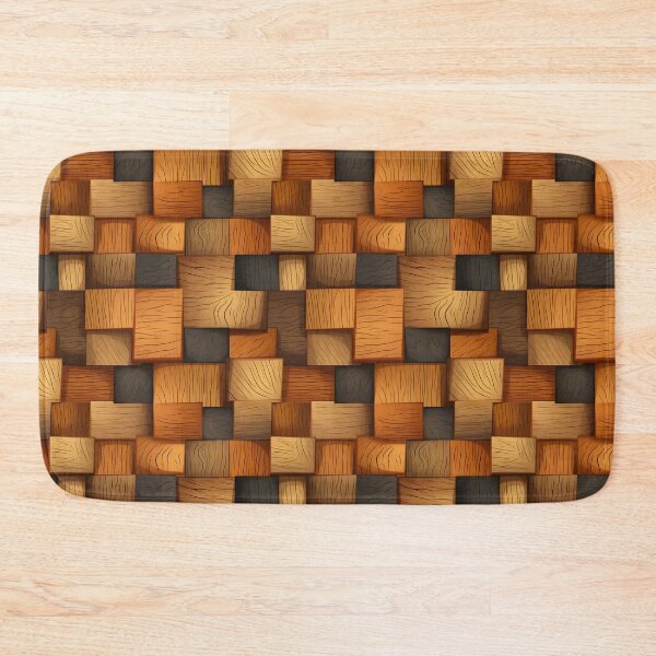 Item preview, Wood Grain Delight Phone Cases,Wood Grain Delight Bath Mats designed and sold by Aopo Chaloemphon.