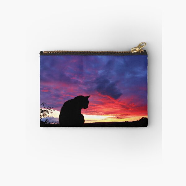 Item preview, Black cat watching sunset designed and sold by AntonyGRobinson.