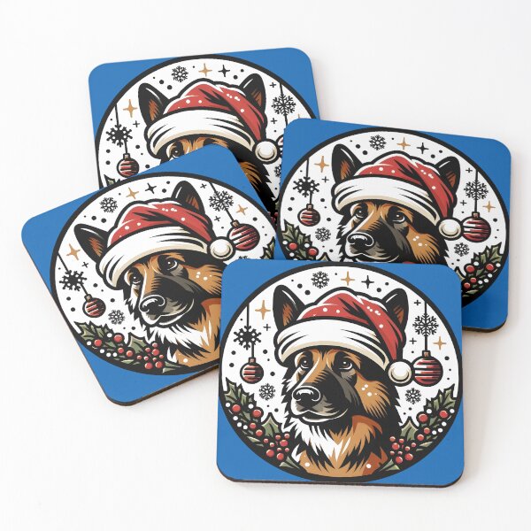 Item preview, Santa Paws: Christmas German Shepherd Cheer | Merry Woofmas | A Canine Christmas Delight designed and sold by TheMostLikely.