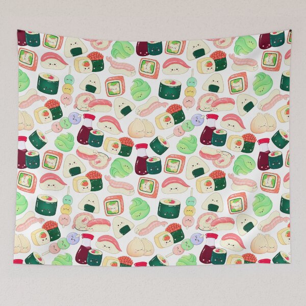 Item preview, Sushi kawaii designed and sold by Playful-Monster.