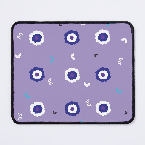 Item preview, Daisies & leaves in lilac, white and purple. designed and sold by mkakaire.