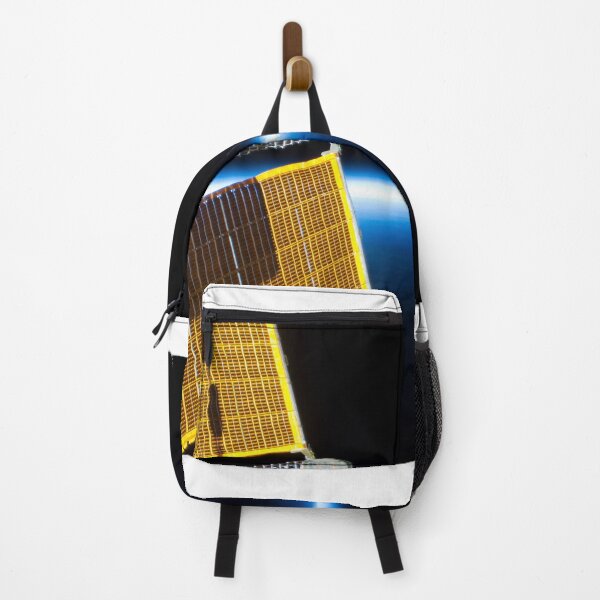 Item preview, STK205011S-Solar arrays backdropped by the blue glow of Earth's limb. designed and sold by StocktrekImages.