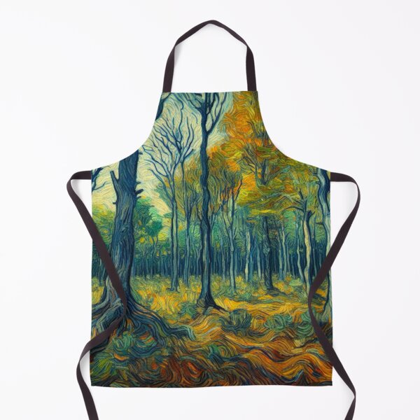 Item preview, Woodland View - Oil Painting Digital Art - Van Gogh Style designed and sold by Star-Fragment.