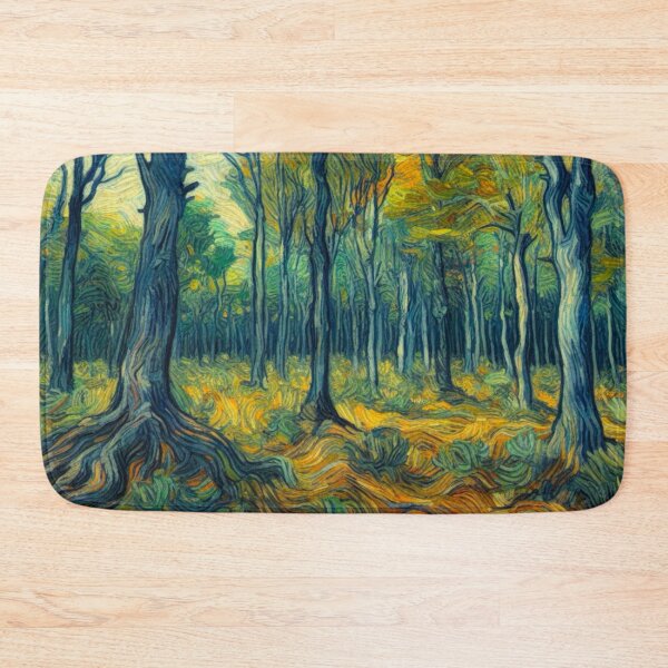 Item preview, Woodland View - Oil Painting Digital Art - Van Gogh Style designed and sold by Star-Fragment.