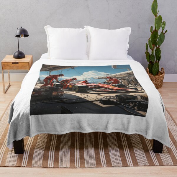 Item preview, Formula one f1 motorsport red car racing race pit stop designed and sold by FrenchsTuck.