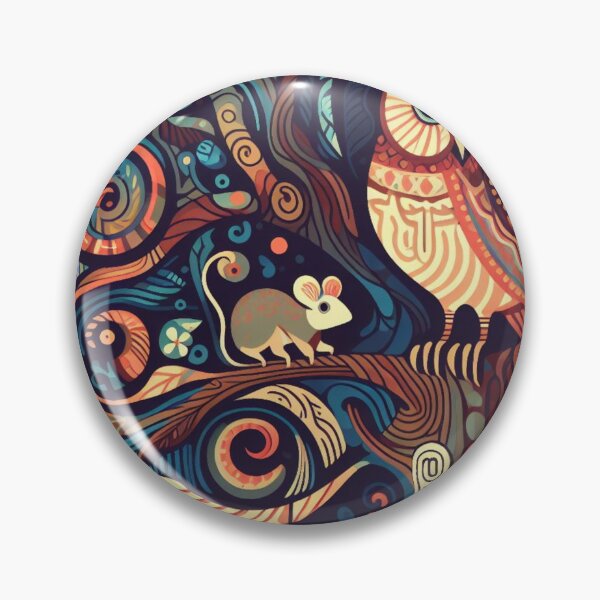 Item preview, Owl and Mouse Art Deco designed and sold by scollins5.