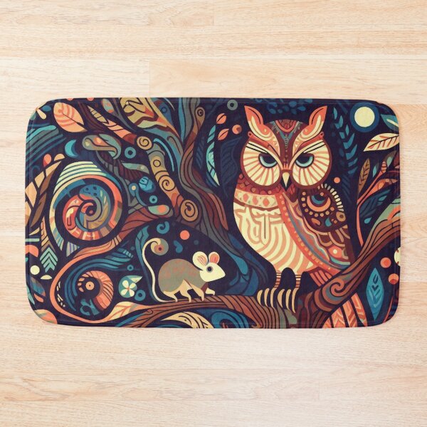 Item preview, Owl and Mouse Art Deco designed and sold by scollins5.