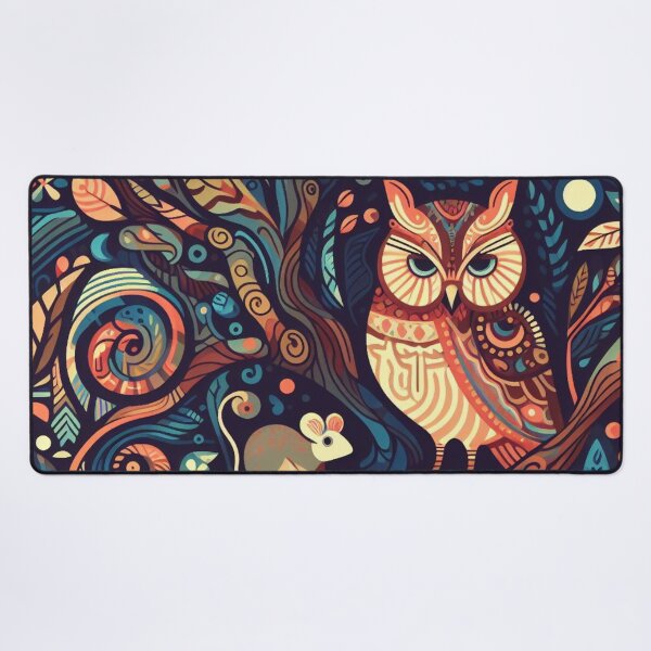 Item preview, Owl and Mouse Art Deco designed and sold by scollins5.