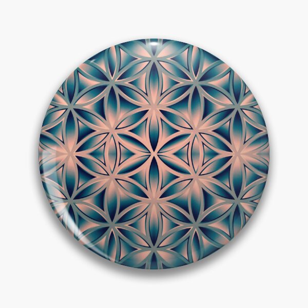 Item preview, Cool Ice Flower of Life  designed and sold by shantilovesart.