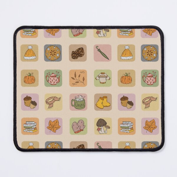 Item preview, Cozy Fall Icons Pattern designed and sold by CozyAtMidnight.