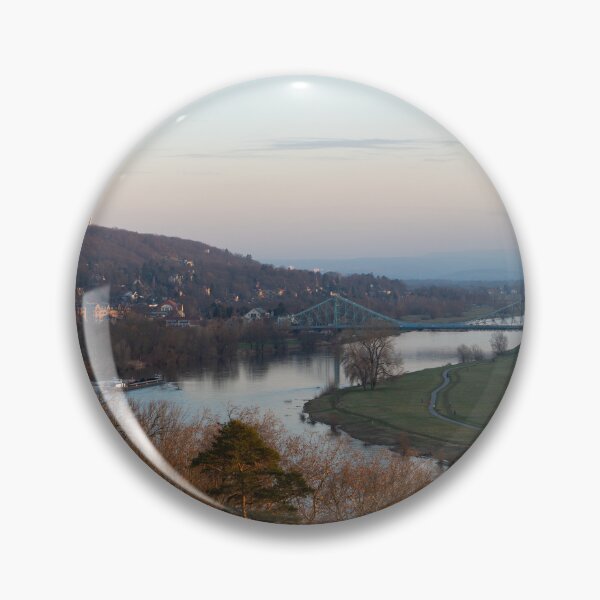Item preview, Winter atmosphere on the Elbe river in Dresden designed and sold by Heidemüllerin.