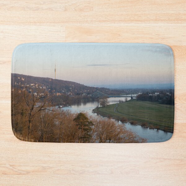 Item preview, Winter atmosphere on the Elbe river in Dresden designed and sold by Heidemüllerin.