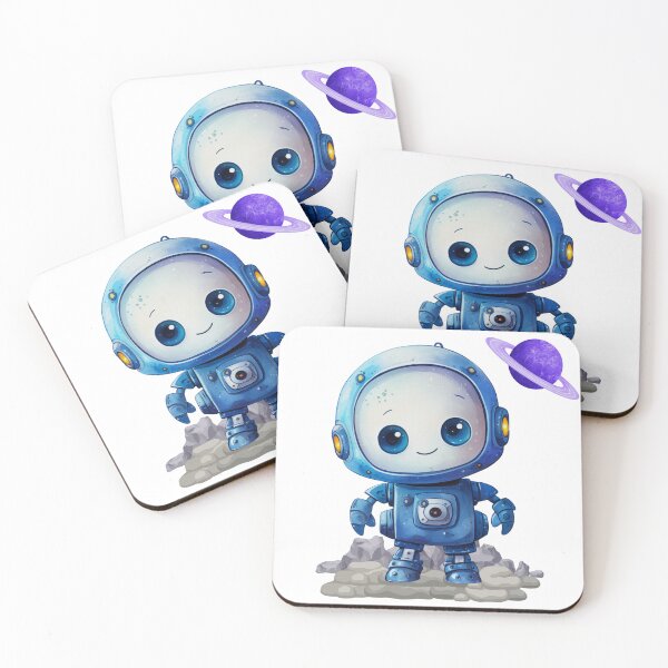Item preview, Retro Robot Astronaut designed and sold by ZenEvoke.