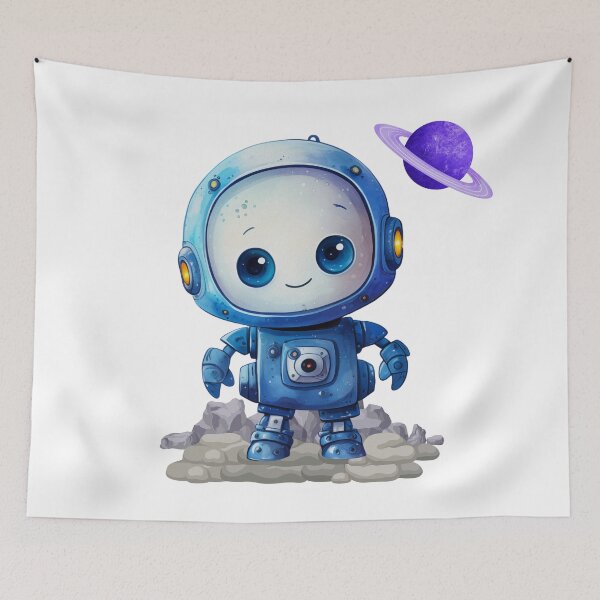 Item preview, Astronauta robot retro designed and sold by ZenEvoke.
