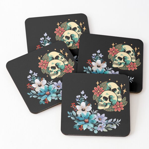 Item preview, Dual Souls: Blossoms & Skeletons Tee designed and sold by exclusivebucket.
