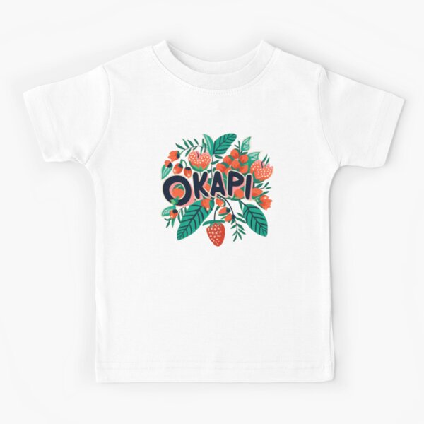 Okapi Kids T Shirt Organic Cotton Yellow -  Canada