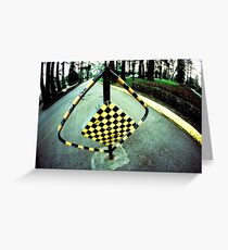 Fisheye Sign Greeting Card