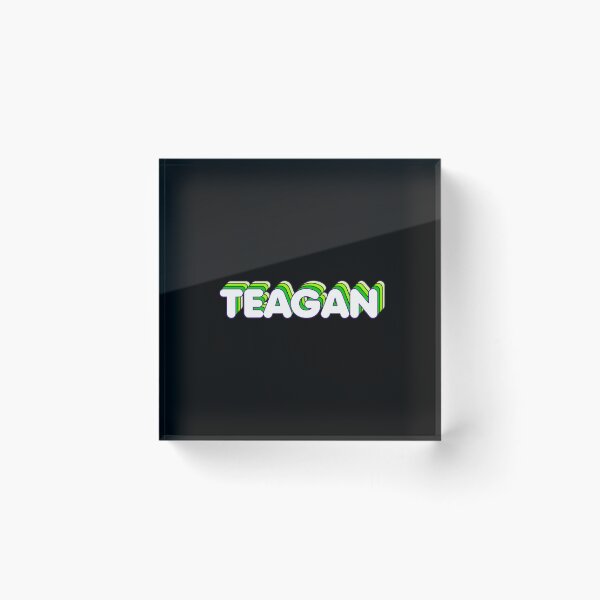 Item preview, Green Layers Teagan Name Label (Black) designed and sold by NormadWorld.