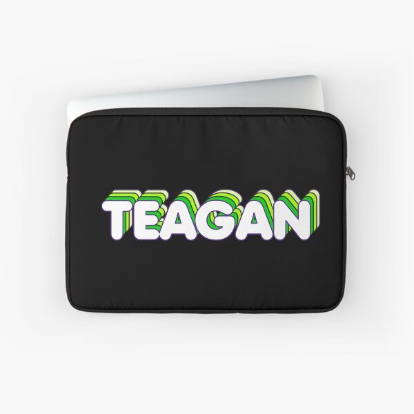 Item preview, Green Layers Teagan Name Label (Black) designed and sold by NormadWorld.